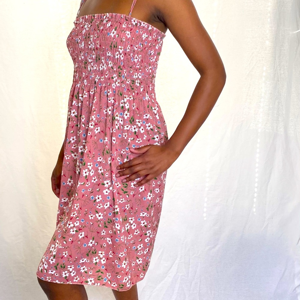 Floral Circle Skirt Dress
